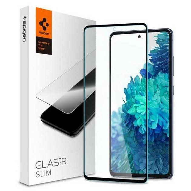 Szkło ochronne Spigen Glass FC do Samsung Galaxy S20 FE Black (8809756640728) - obraz 2