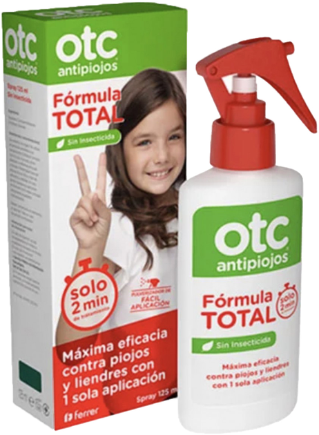 Spray Otc Anti-Lice Total Formula 2 Minutes 125 ml (8470001874795) - obraz 1