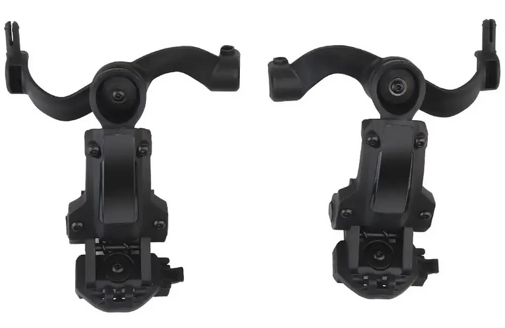 Тактичні активні навушники Earmor М32 + кріплення чебурашка OPS Core Чорний (Kali) - зображення 2