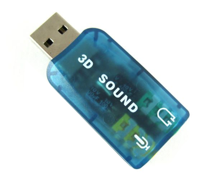 Звуковая карта USB для компьютера или ноутбука арт.100005ч - изображение 2