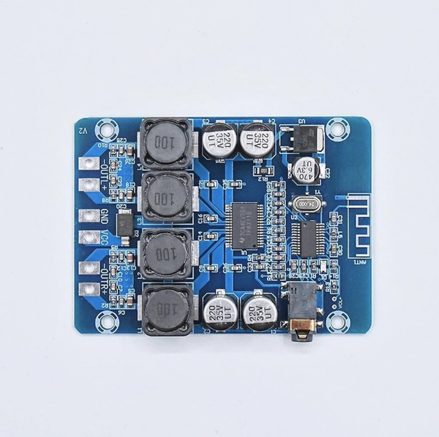 Аудио усилитель 2.0 стерео TPA3118 2x45Вт 12-28В AUX Bluetooth 4.2 ...