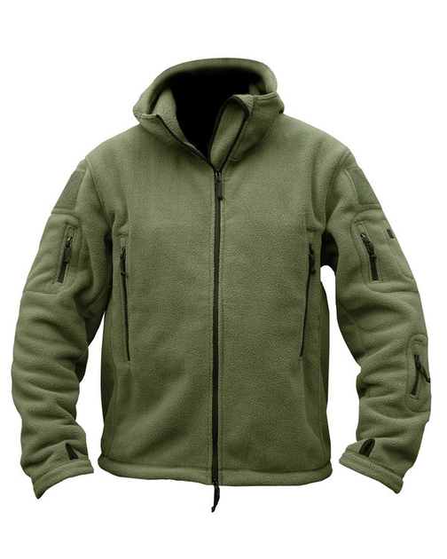 Фліс тактичний Kombat Recon Hoodie L XXL, оливковий - зображення 1