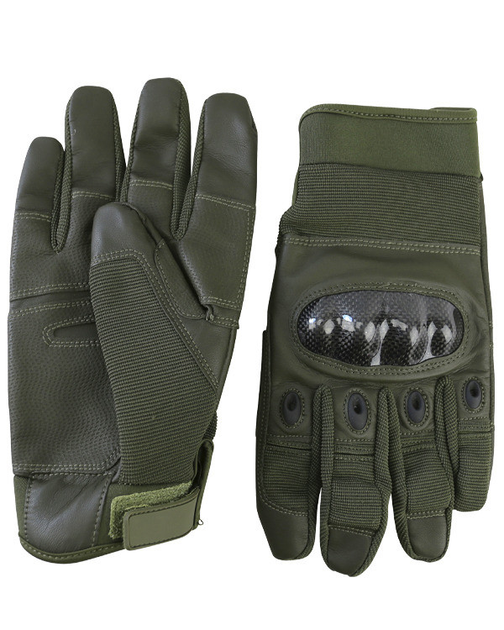 Рукавички тактичні Kombat uk Predator Tactical Gloves M-L, оливковий - изображение 2