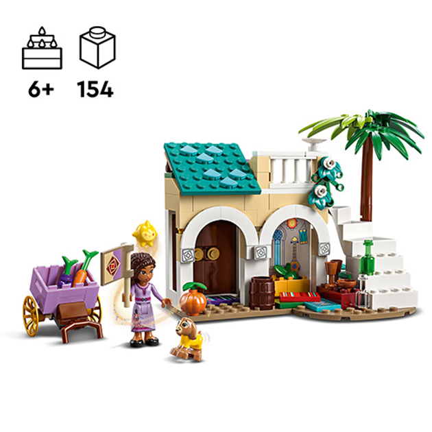 Zestaw klocków LEGO Disney Asha in the City of Rosas 154 elementy (43223) - obraz 2