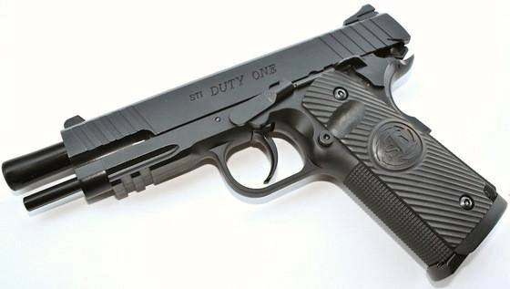 Пистолет пневматический ASG STI Duty One Blowback 4,5 мм BB (металл; подвижная затворная рама) - изображение 2