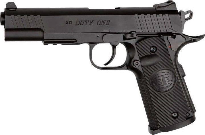 Пистолет пневматический ASG STI Duty One 4,5 мм BB (металл) - изображение 1