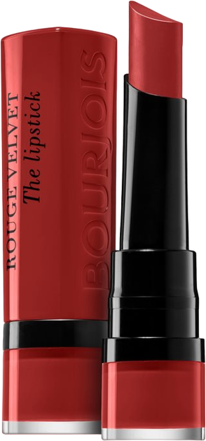 Матова помада Bourjois Rouge Velvet The Lipstick 42 Tuile Red 2.4 г (3616300761670) - зображення 1
