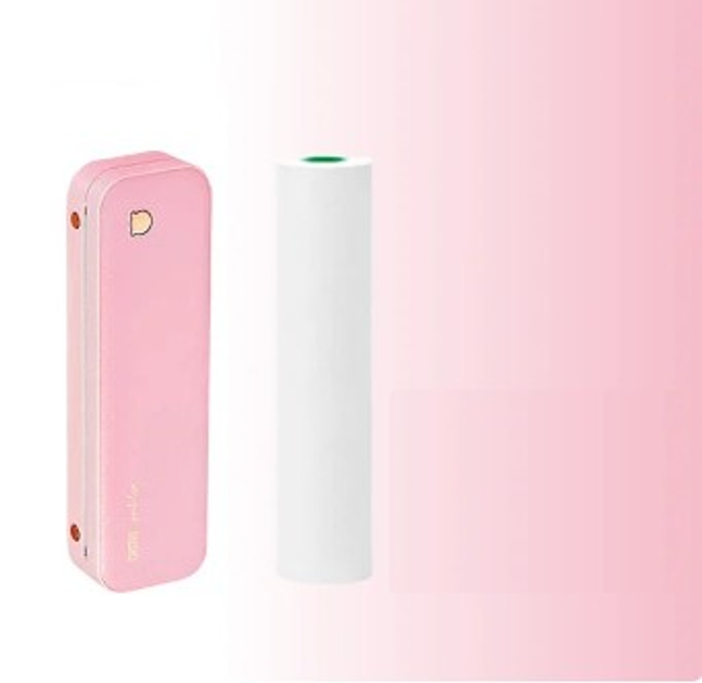 Термотрансферний портативний принтер для тату ескізів Peripage CX800 Mini Pink - зображення 1