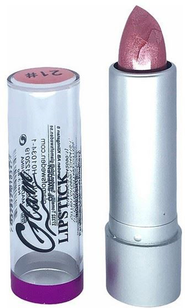 Metaliczna Помада Glam Of Sweden Silver Lipstick 21-Shimmer 3.8 г (7332842800597) - зображення 1