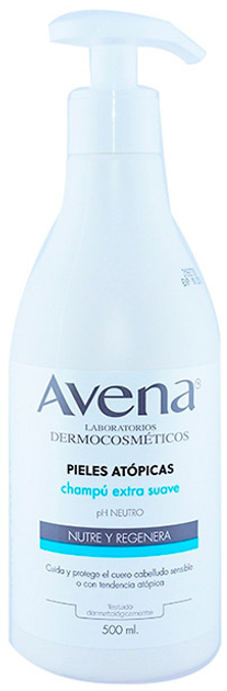 Delikatny szampon do włosów Avena Unipharma Atopic Skin Shampoo 500 ml (8411047103975) - obraz 1