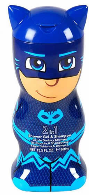 Żel pod prysznic, szampon 2 w 1 Cartoon Pj Masks Shower Gel And Shampoo 400 ml (8411114081304) - obraz 1