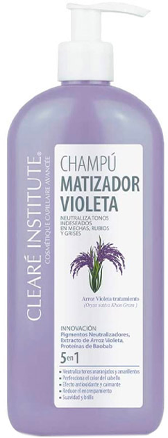 Szampon do włosów tonizujący Cleare Institute Violet Shampoo 400 ml (8429449031550) - obraz 1