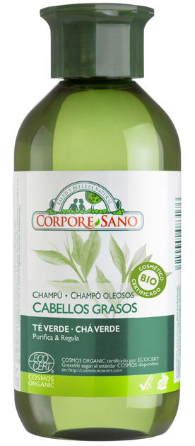 Szampon do oczyszczania włosów Corpore Sano Shampoo Cabellos Grasos Cosmos Organic 300 ml (8414002085569) - obraz 1
