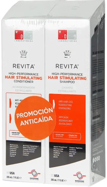 Набір DS Laboratories Revita Anti-Hair Loss Y Growth Stimulating Shampoo 205 мл + Anti-Hair Loss Conditioner 205 мл (816378021574) - зображення 1