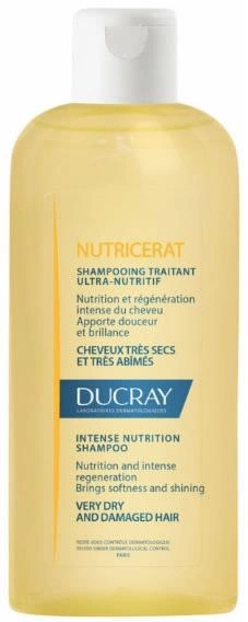 Odżywczy szampon Ducray Nutricerat Shampoo 200 ml (3282770111378) - obraz 1