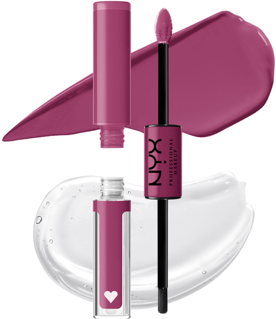 Satynowa szminka Nyx Professional Makeup Shine Loud Pro Pigment Lip Shine 27-Hottie Hijacker 2x3.4ml (800897217884) - obraz 1