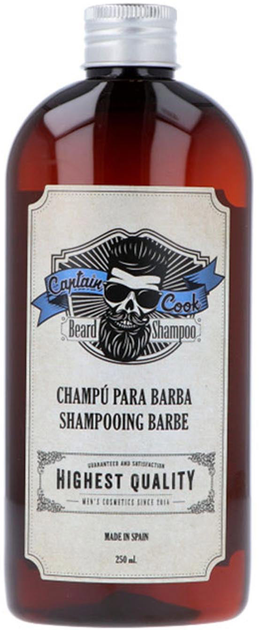 Шампунь для бороди Eurostil Captain Cook Shampoo Para Barba 250 мл (8423029046224) - зображення 1