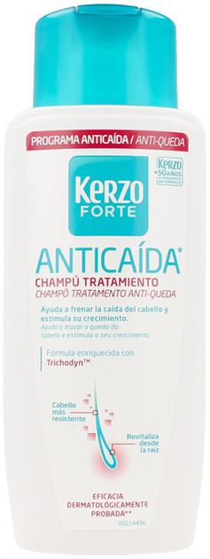 Szampon od wypadania włosów Kerzo Shampoo Tratamiento AnticaDu­da 150 ml (3140100362305) - obraz 1