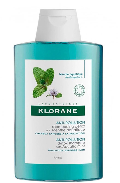 Szampon do oczyszczania Klorane Aquatique Mint Detox Shampoo 400 ml (3282770144871) - obraz 1