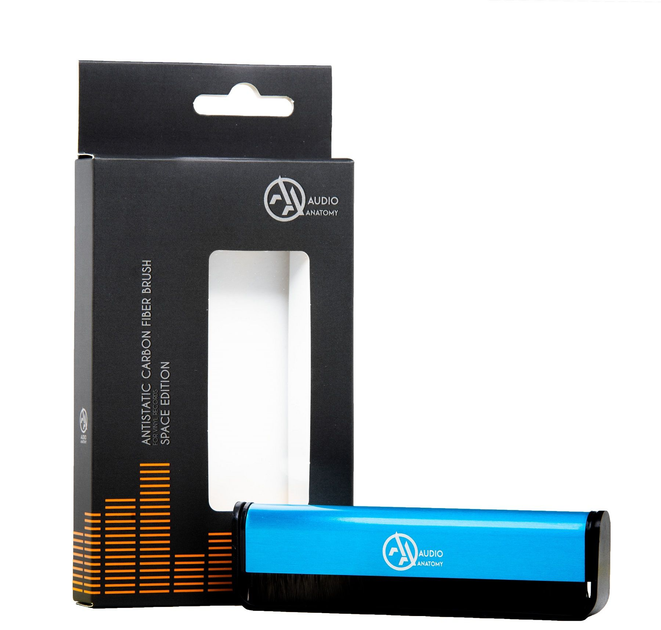 Щетка антистатическая для очистки винила Audio Anatomy Blue Alu Space ...