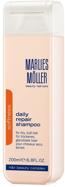 Szampon do nawilżania włosów Marlies Moller Softness Daily Repair Shampoo 200 ml (9007867049273) - obraz 1