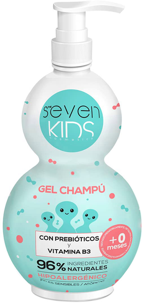 Очищувальний шампунь для волосся The Seven Cosmetics Gel Shampoo Seven Kids 400 мл (8436585485086) - зображення 1