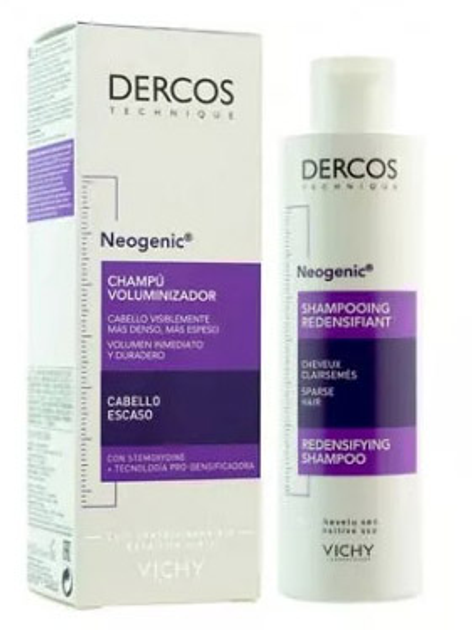 Szampon dla cienkich włosów Vichy Dercos Neogenic Shampoo 200 ml (8431567404963) - obraz 1