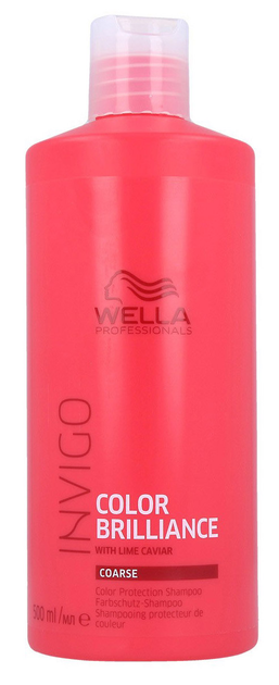 Szampon chroniący kolor włosów farbowanych Wella Professionals Invigo Color Brilliance Shampoo Coarse Hair 500 ml (8005610634319) - obraz 1