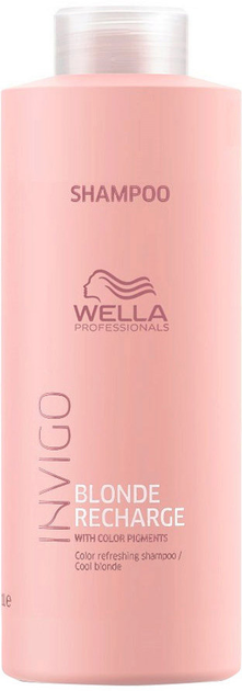Szampon neutralizujący zażółcenia Wella Professionals Invigo Blonde Recharge Color Refreshing Shampoo 1000 ml (4064666302089) - obraz 1