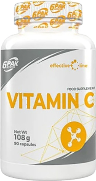 Вітамін С 6PAK Nutrition 90 капсул (5902114045012) - зображення 1