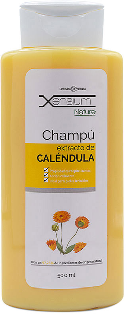 Шампунь для чутливої шкіри голови Xensium Nature Champo Extracto De Xensium Calendula 500 мл (8436556086380) - зображення 1