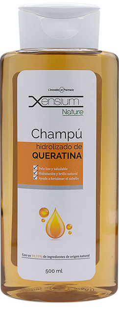 Szampon do oczyszczania Xensium Nature Shampoo Hidrolizado De Queratina 500 ml (8436556086441) - obraz 1