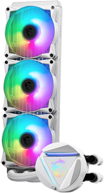 Водяне охолодження MSI MAG CoreLiquid 360R V2 Біле (306-7ZW1B53-813) - зображення 3