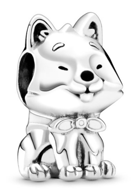 Srebrny charms Pandora Moments Akita Inu Pies (5700302887327) - obraz 1