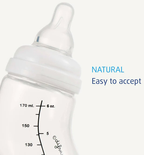 Силіконова соска до пляшечки Difrax S-bottle Natural для годування середня х 2 шт (8711736028207) - зображення 2