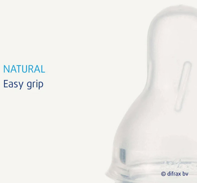 Силіконова соска до пляшечки Difrax S-bottle Natural для годування середня х 2 шт (8711736028207) - зображення 3