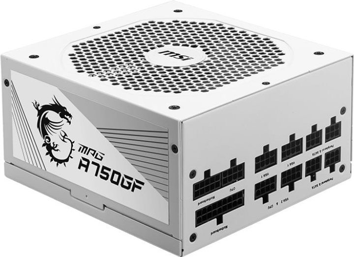 Блок живлення MSI MPG A750GF 750W White (306-7ZP0B30-CE0) - зображення 1