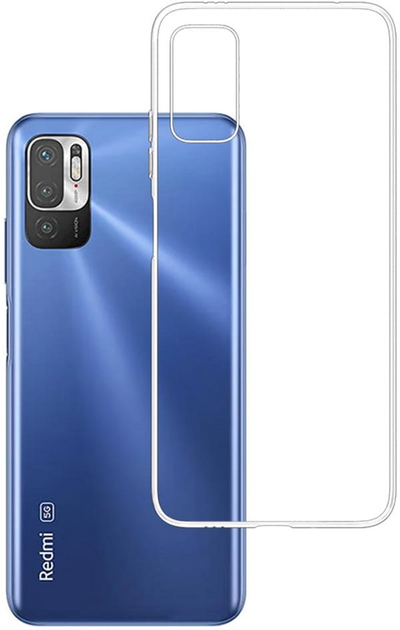 Etui plecki 3MK Clear Case do Xiaomi Redmi Note 10 5G Transparent (5903108387118) - obraz 1