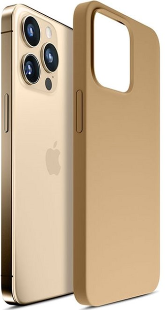 Etui plecki 3MK Hardy Case z MagSafe do Apple iPhone 15 Pro Max Dark gold (5903108527408) - obraz 1