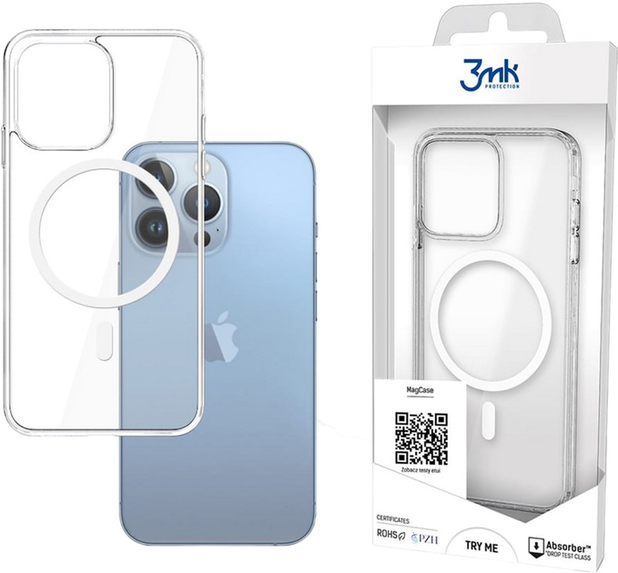 Etui plecki 3MK MagCase z Magsafe do Apple iPhone 13 Pro Max Clear (5903108458306) - obraz 2