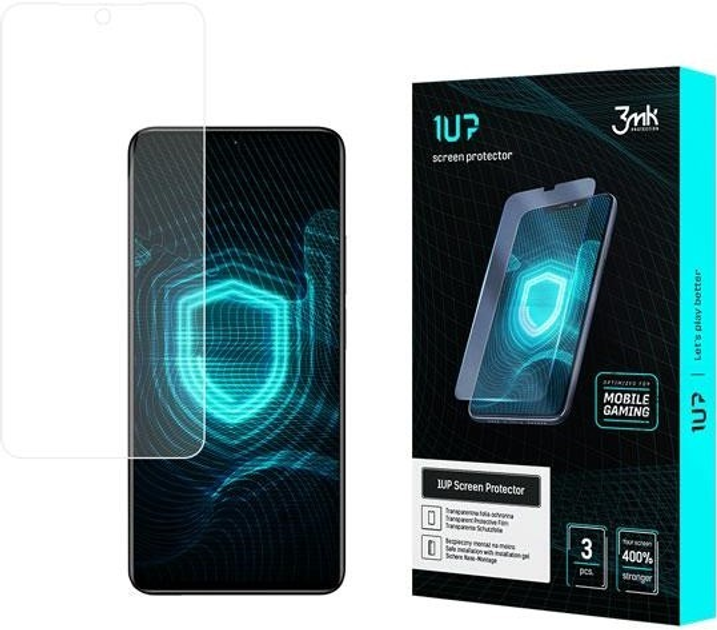 Комплект захисних плівок 3MK 1UP для Xiaomi Redmi Note 11 Pro 5G/Pro+ 5G 3 шт (5903108446303) - зображення 1