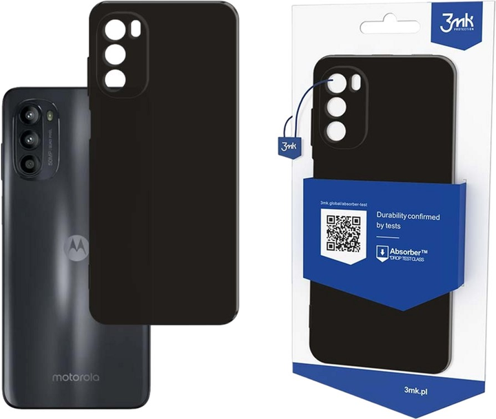 Etui plecki 3MK Matt Case do Motorola Moto G52 Black (5903108474832) - obraz 1