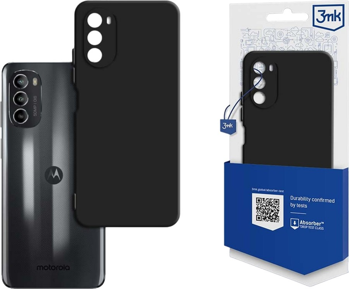 Панель 3MK Matt Case для Motorola Moto G82 5G Чорний (5903108514583) - зображення 1