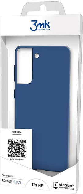 Etui plecki 3MK Matt Case do Samsung Galaxy S22 Blueberry (5903108468275) - obraz 2