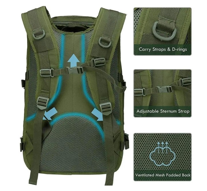 Рюкзак тактический Tactical TrekPack 25л мультикам - изображение 2
