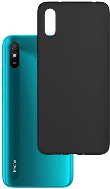 Etui plecki 3MK Matt Case do Xiaomi Redmi 9A Black (5903108290234) - obraz 1