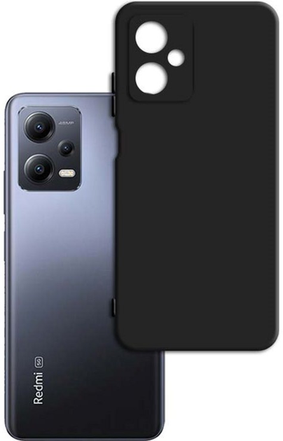 Etui plecki 3MK Matt Case do Xiaomi Redmi Note 12 / POCO X5 Black (5903108497138) - obraz 1