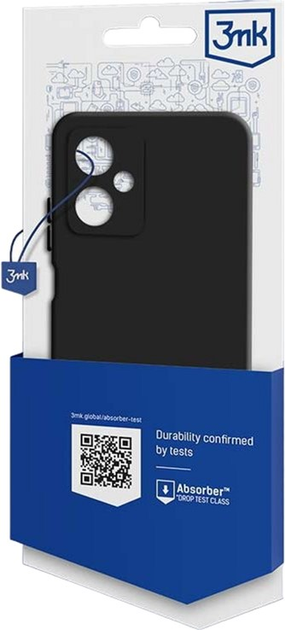 Панель 3MK Matt Case для Xiaomi Redmi Note 12 / POCO X5 Чорний (5903108497138) - зображення 2