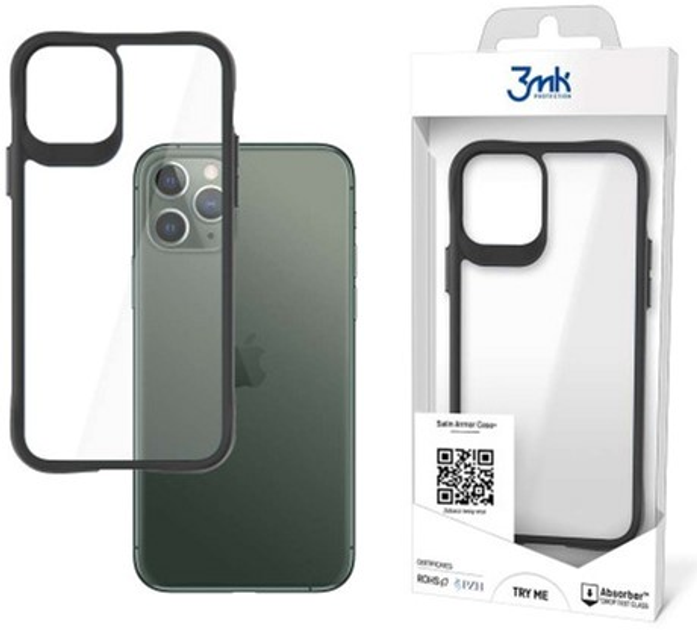 Панель 3MK Satin Armor Case для Apple iPhone 12 Pro Max Прозорий (5903108305020) - зображення 1