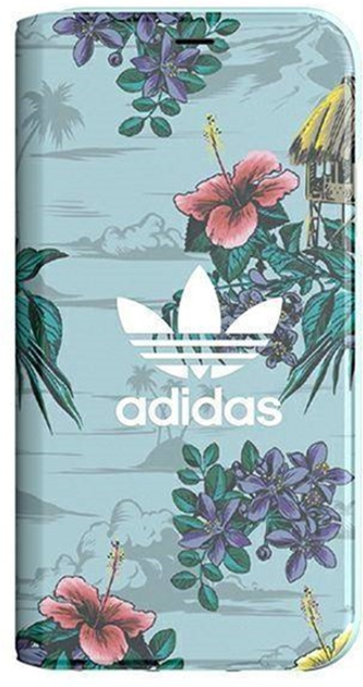 Etui z klapką Adidas Booklet Case Floral do Apple iPhone X/XS Grey (8718846061193) - obraz 1